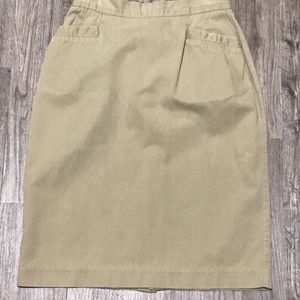 Khaki skirt